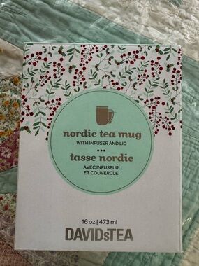 DAVIDsTEA Nordic Tea Mug with Infuser & Lid - Mint Green